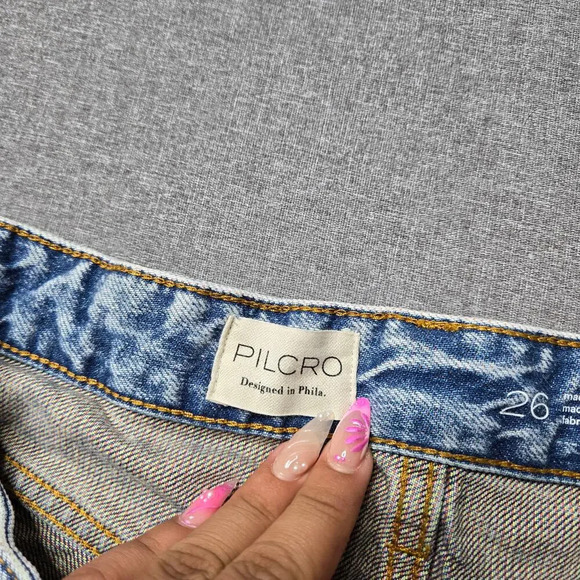 Anthropologie Pilcro Cutoff Denim Shorts Multicolor - Picture 7 of 8